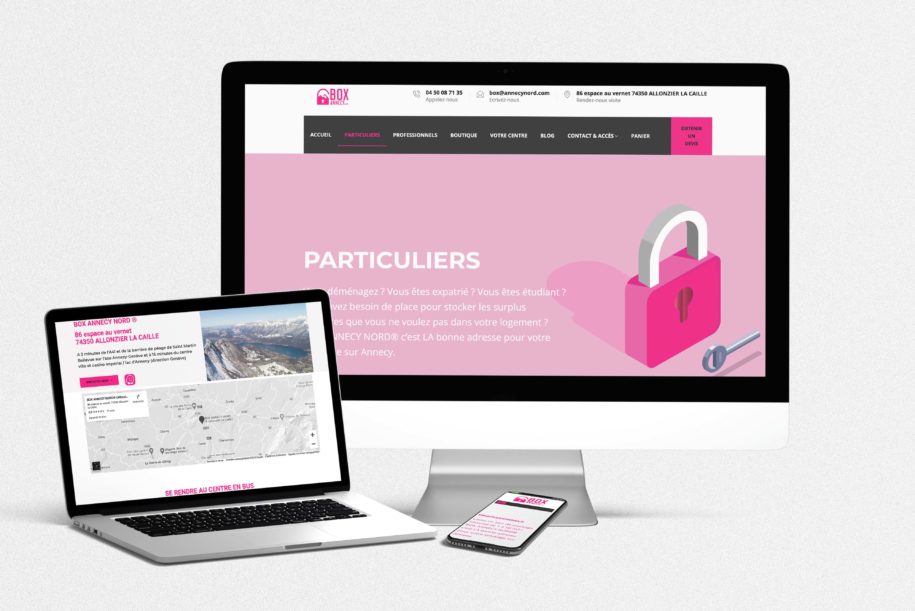Maisonléon - Site e-commerce - Box Annecy Nord - Annecy - Location de box de stockage