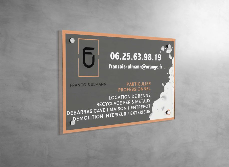 Maisonléon - Print Panneau - François Ulmann - Quincieux - Anse - ferrailleur debarras demolition