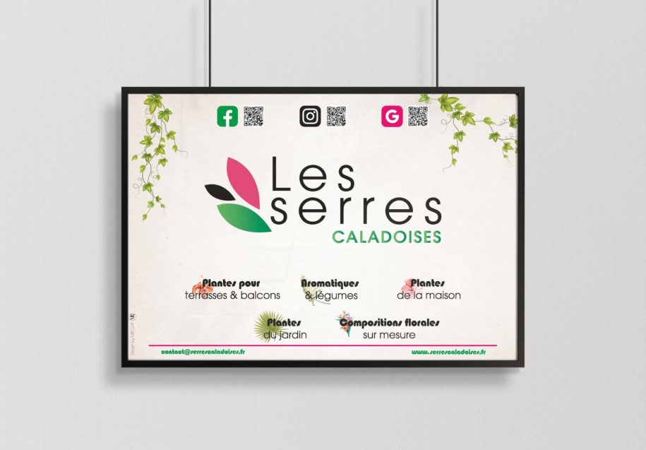 Maisonléon - print panneau - Les Serres Caladoises - Arnas - Gleizé - Villefranche sur Saône - Jardinerie
