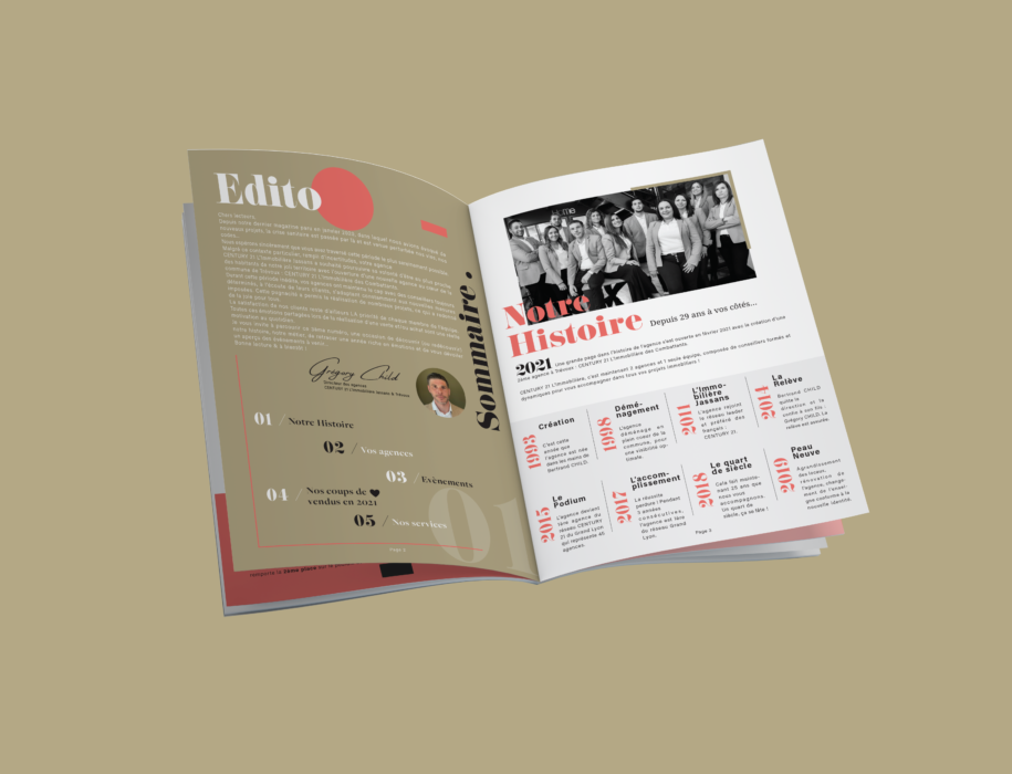 Maisonléon - Print magazine - C21 - Jassans Trévoux - Agence immobilière