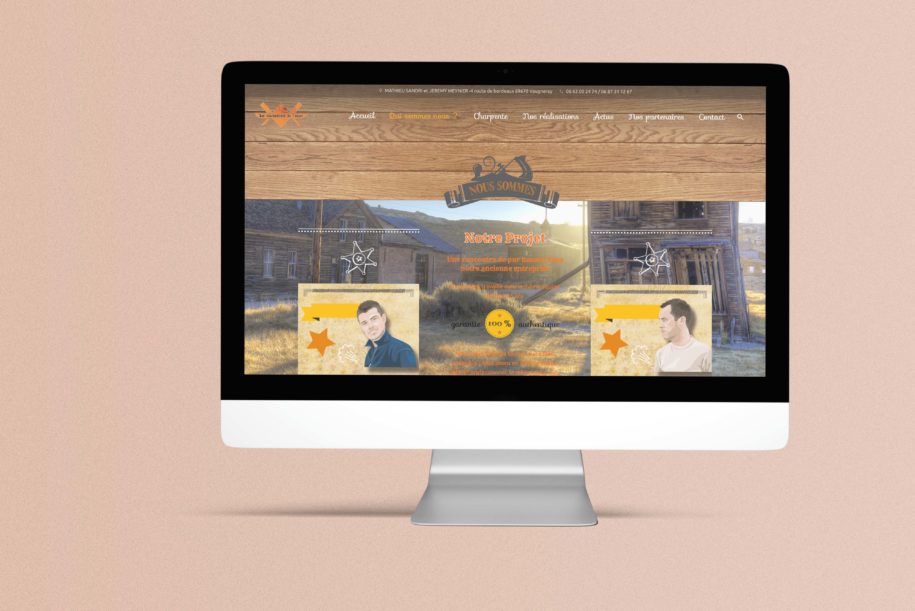 Maison Léon - Les charpentiers de l'ouest - site web