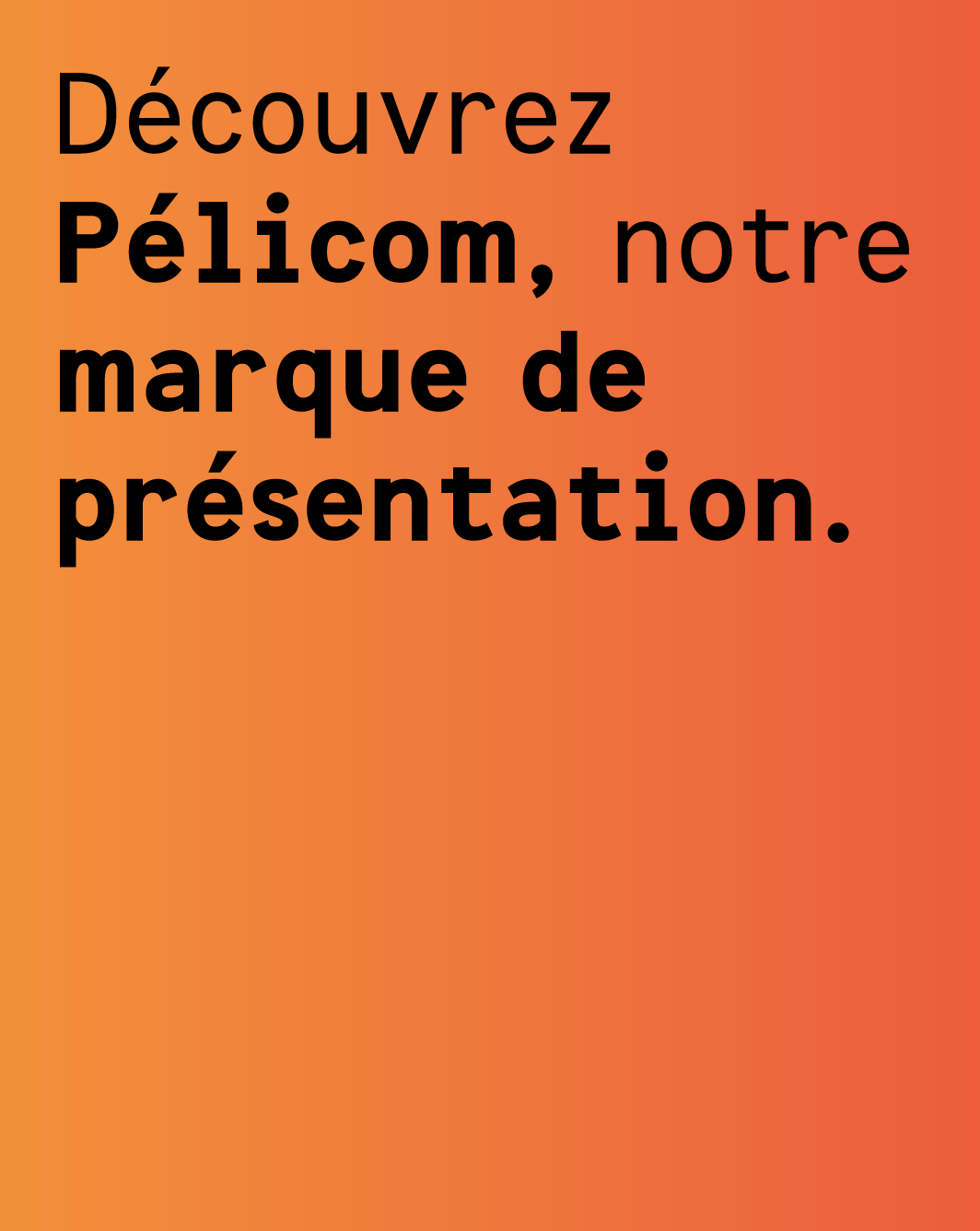 Maison Léon - Pelicom' - Découvrez Pélicom, notre marque de présentation